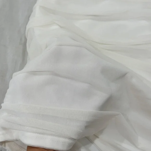 WINDSOR MESH RUFFLES DRESS - Picture 8 of 10